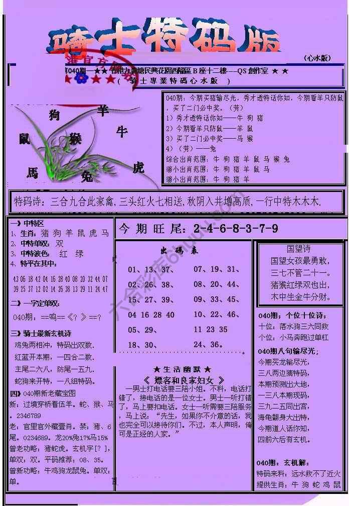 另类骑士特码版