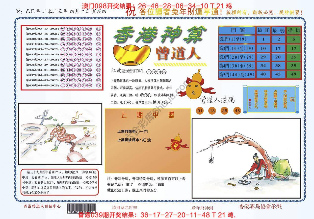 香港神算曾道人