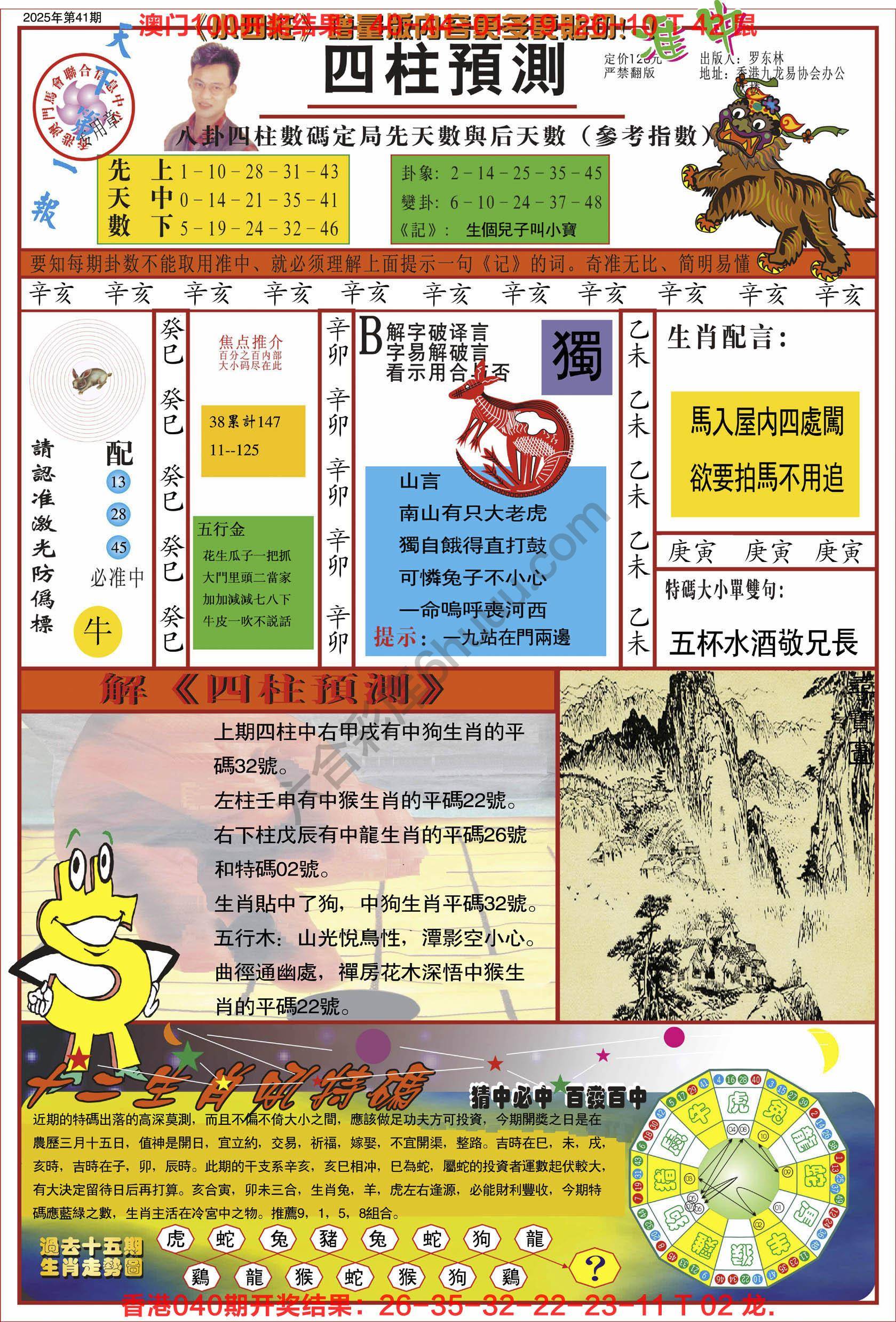 四柱预测
