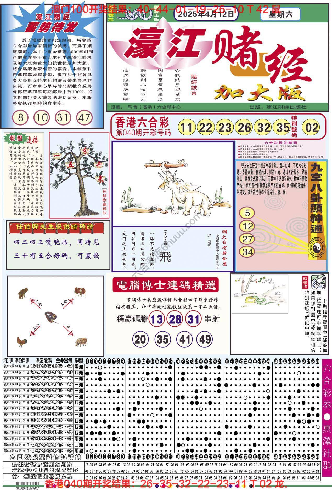 濠江赌经（加大版）
