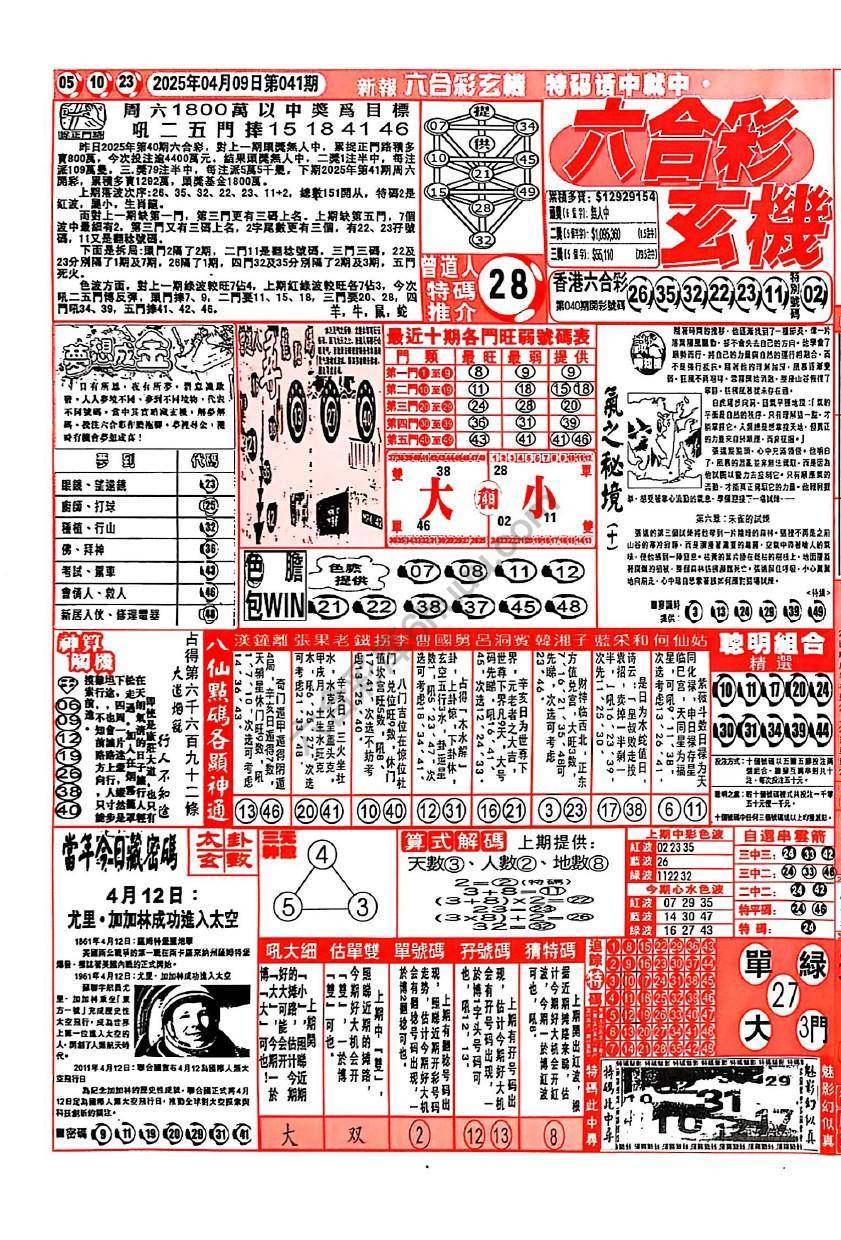 六合彩玄机