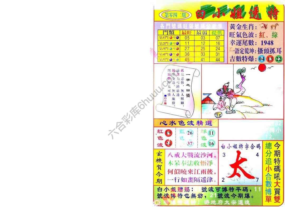 白小姐透特