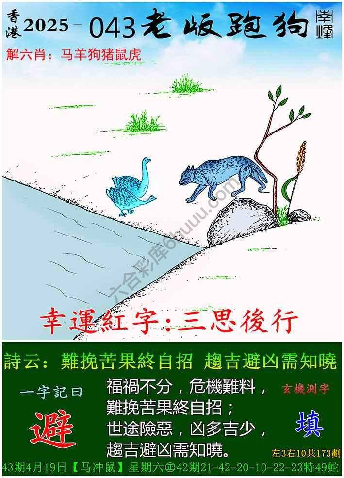 老版跑狗图