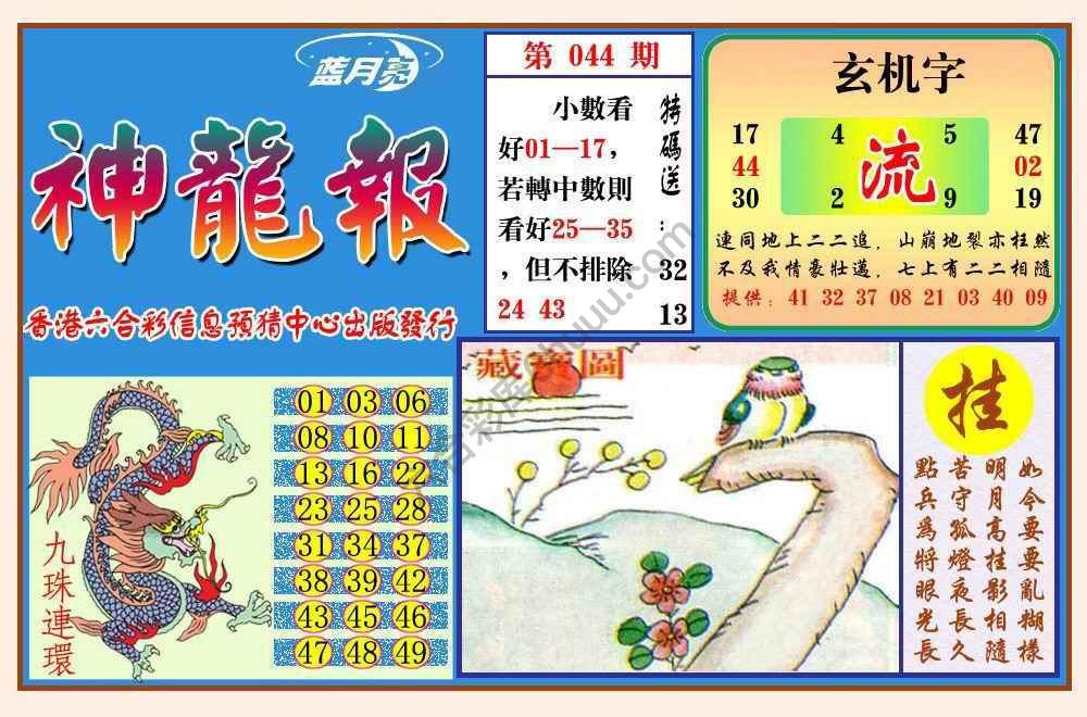 蓝月亮神龙报