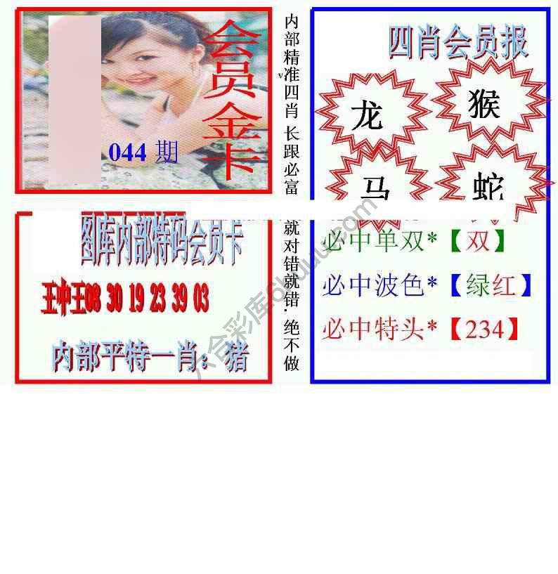 马经四肖会员报