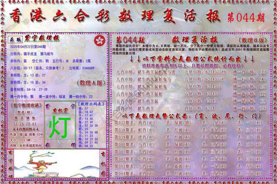 数理复活报