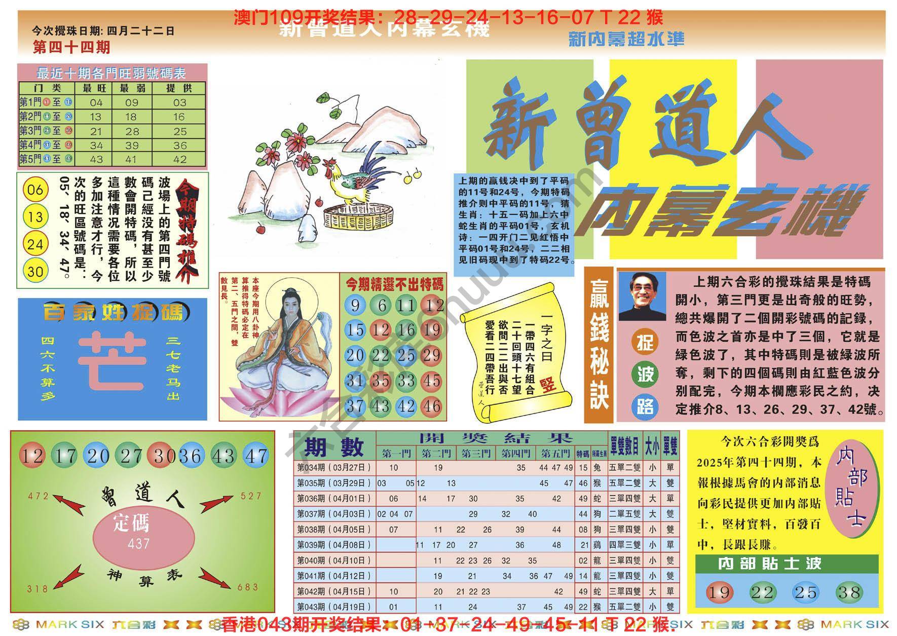 新曾道人内幕玄机