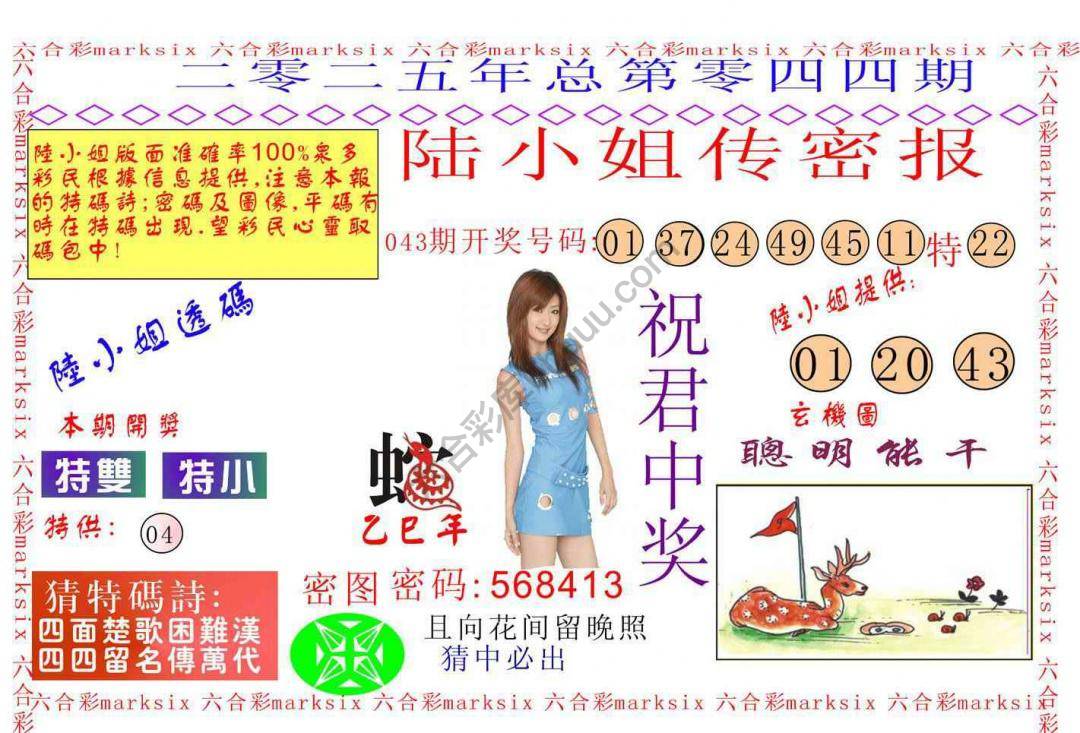 陆小姐传密