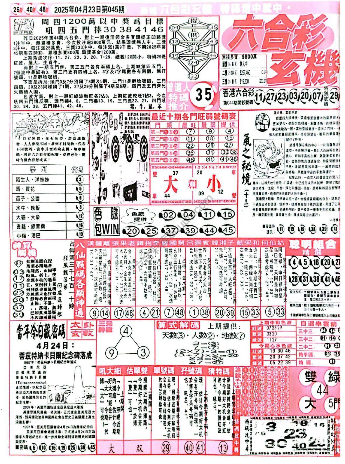 六合彩玄机