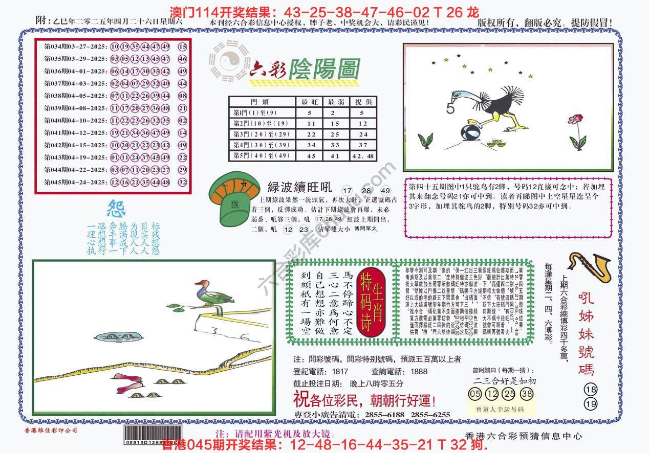 六彩阴阳图