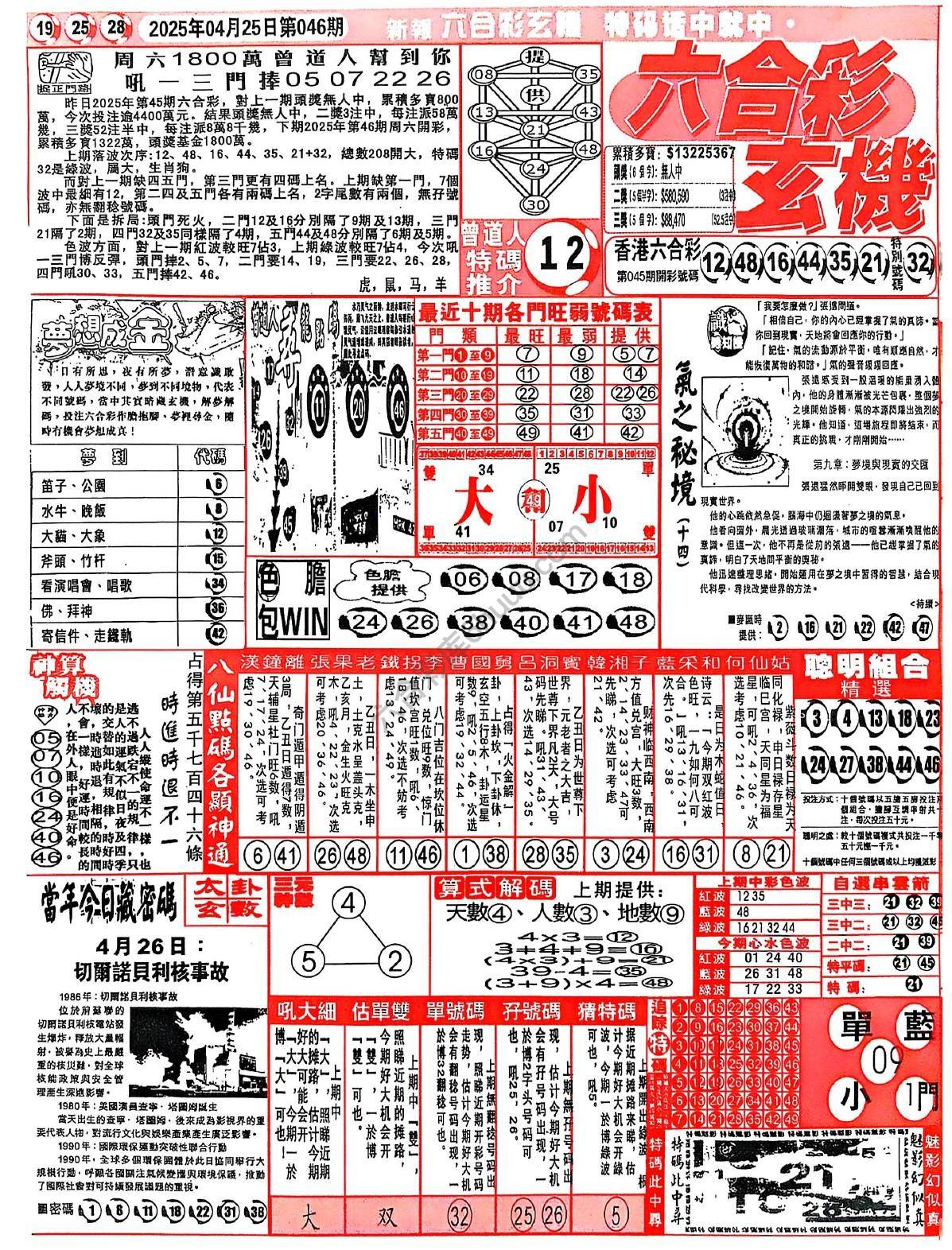 六合彩玄机