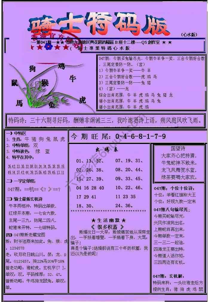 另类骑士特码版