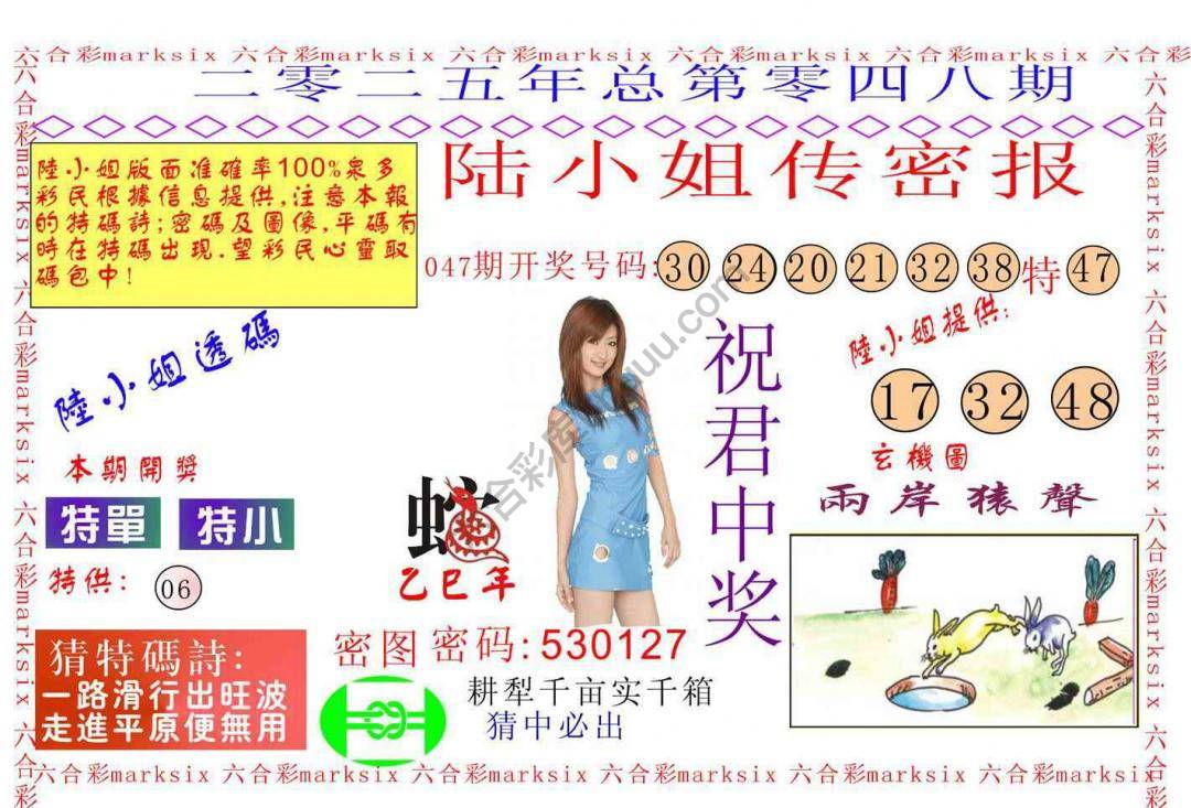 陆小姐传密
