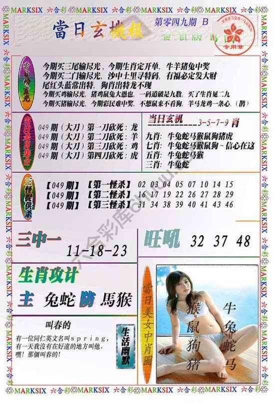 当日玄机报