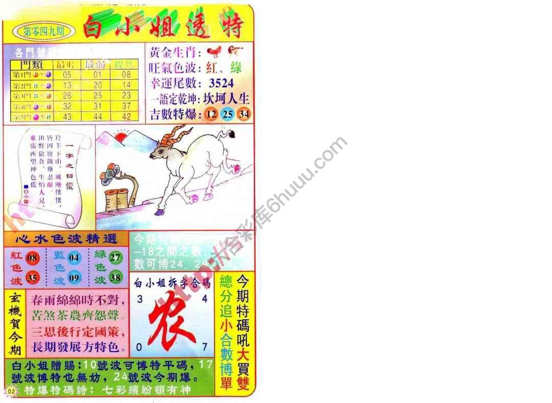 白小姐透特