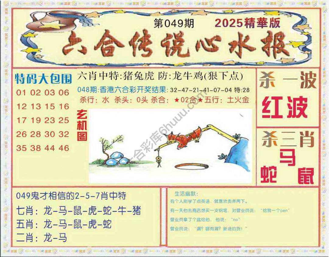 六合传说心水报