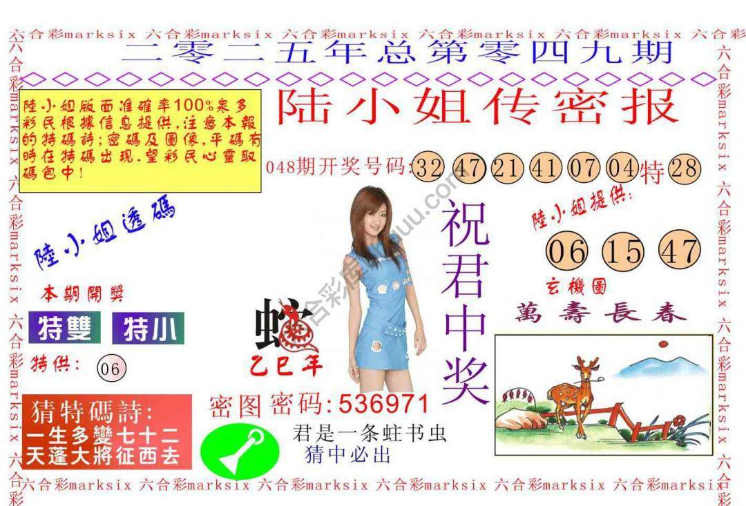 陆小姐传密