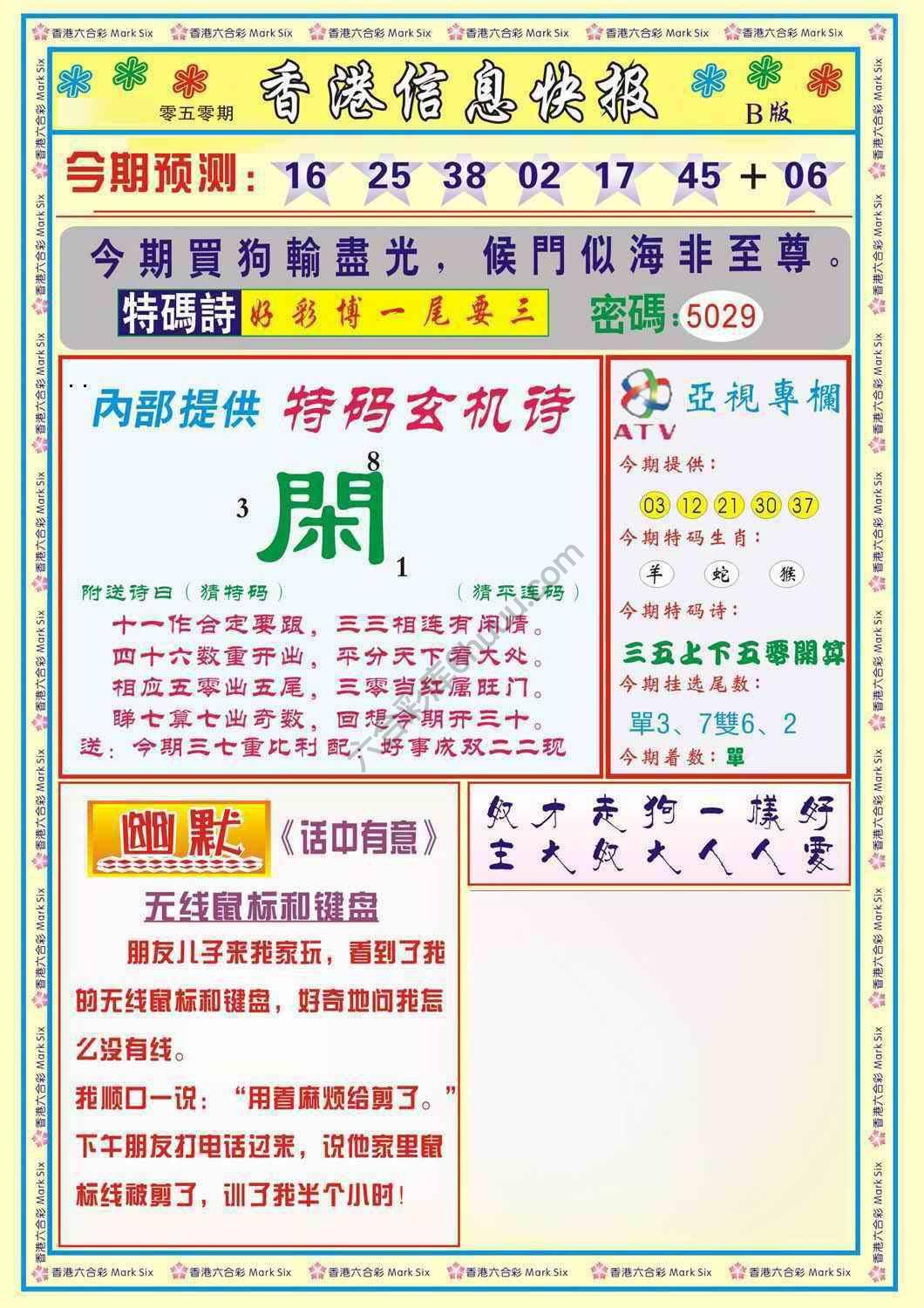 香港信息快报