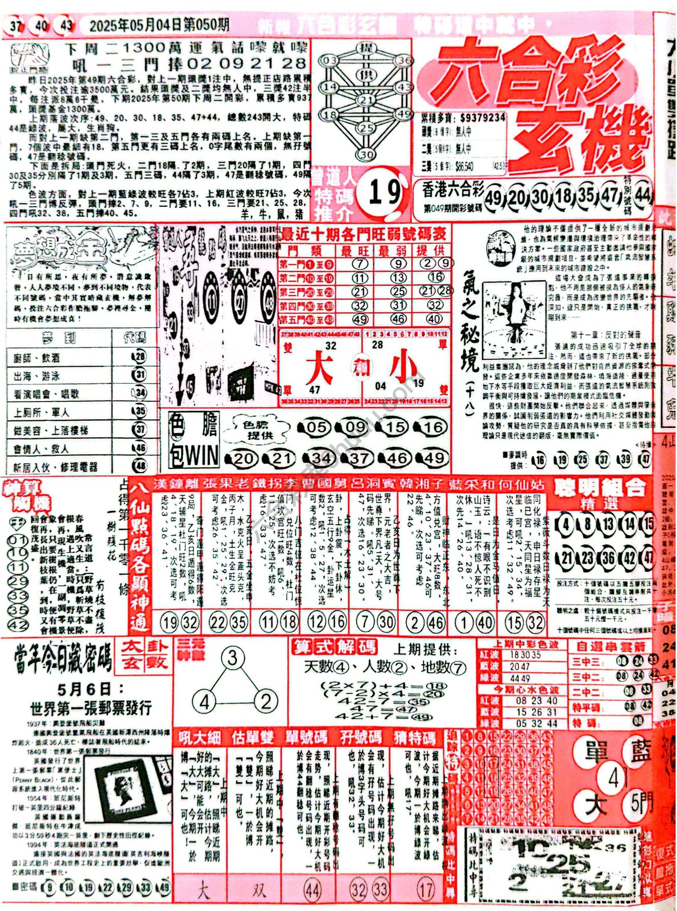 六合彩玄机