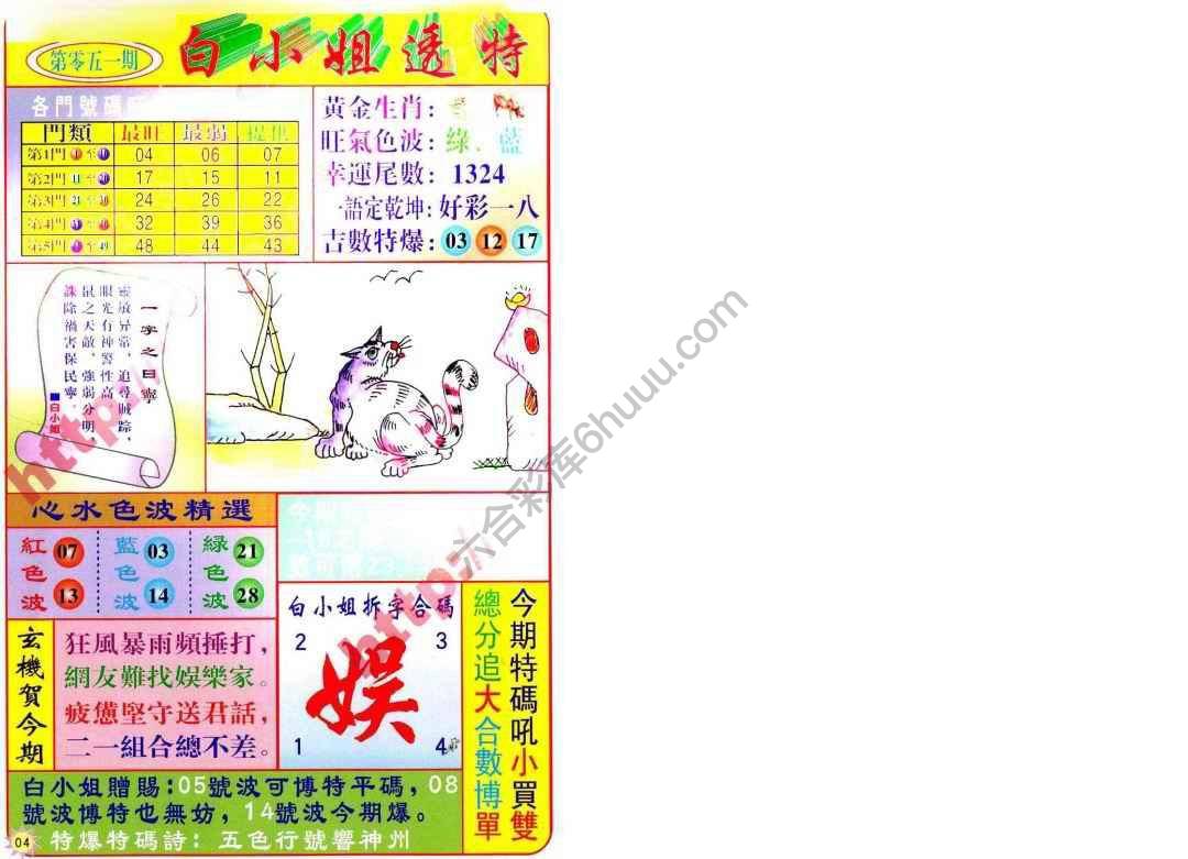 白小姐透特