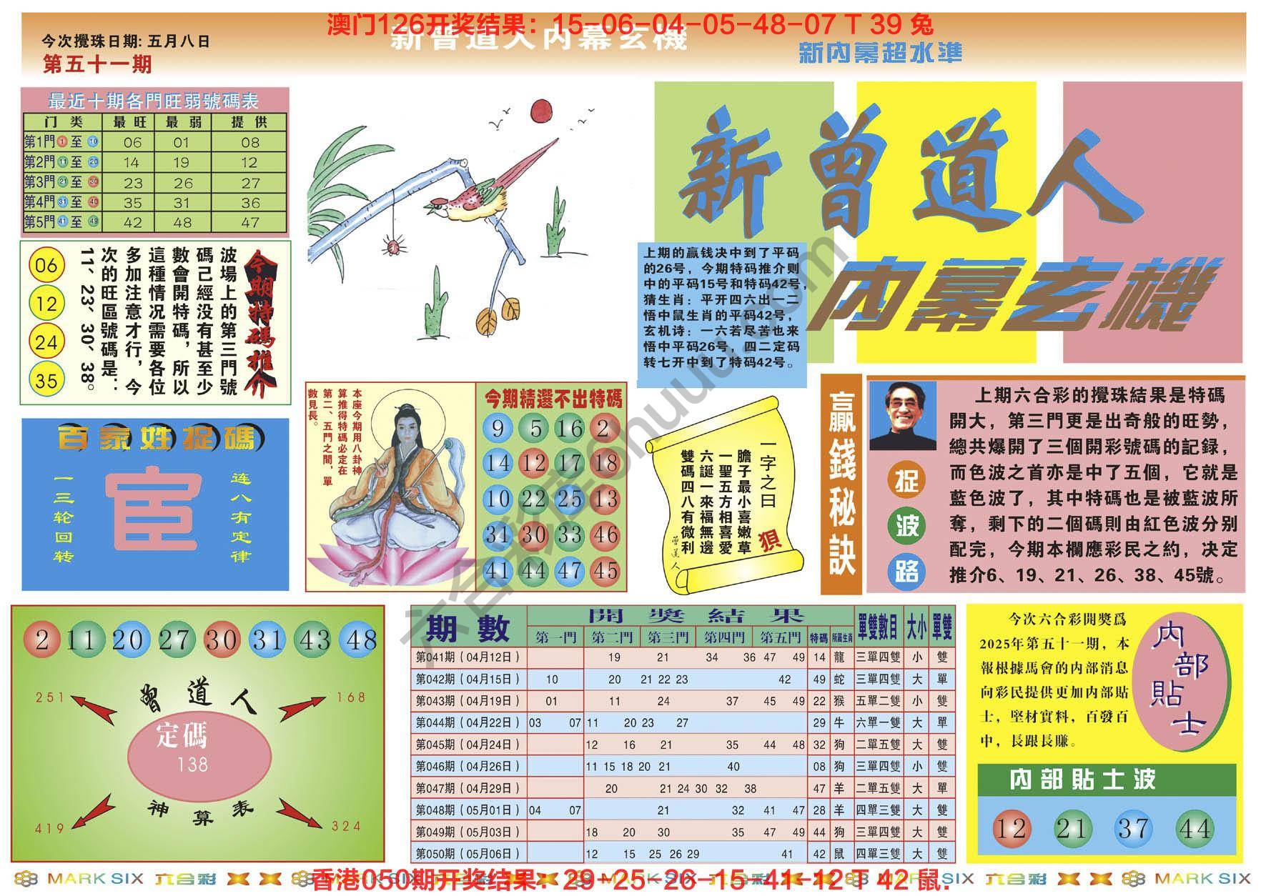 新曾道人内幕玄机