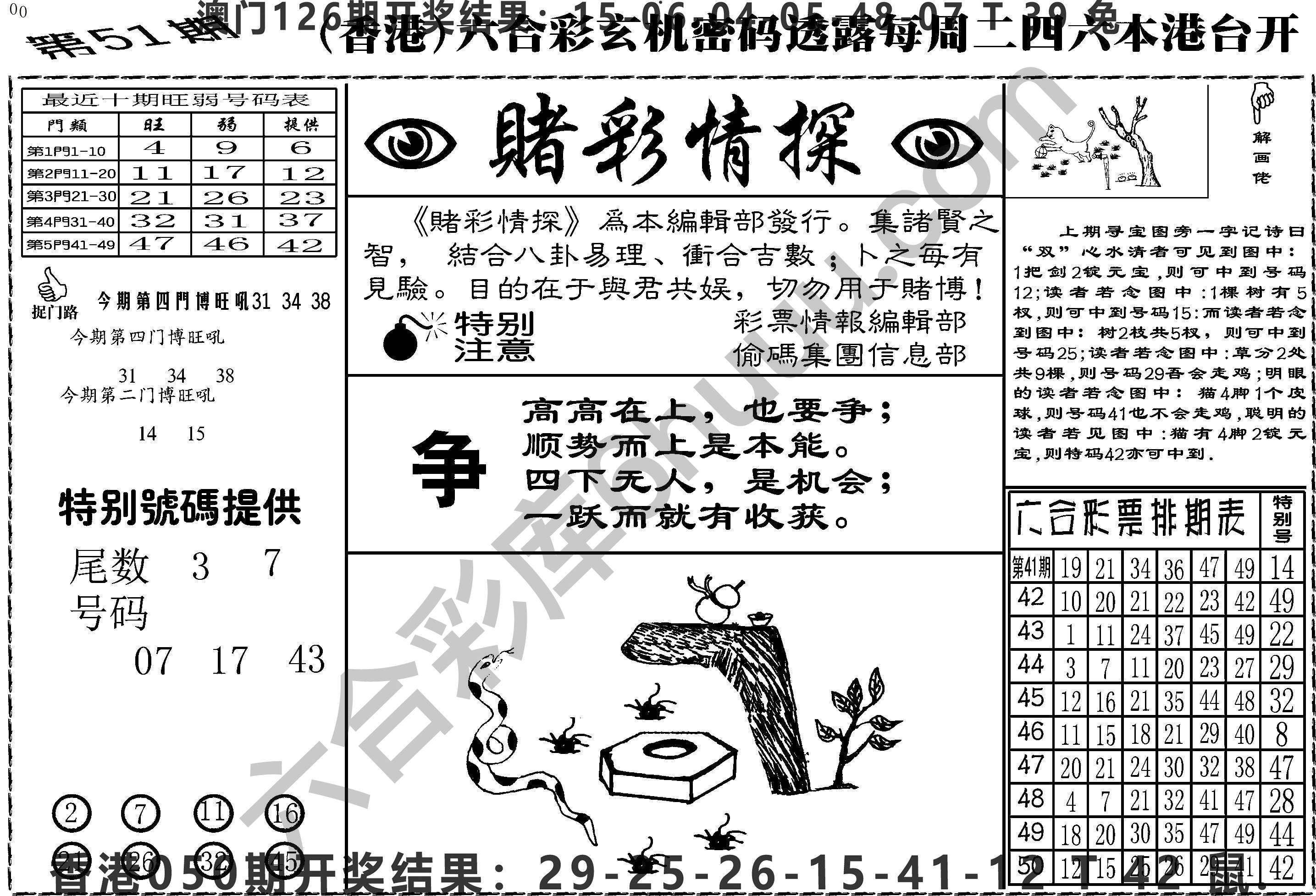 赌彩情探