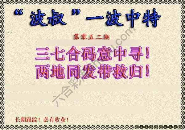 波叔一波中特