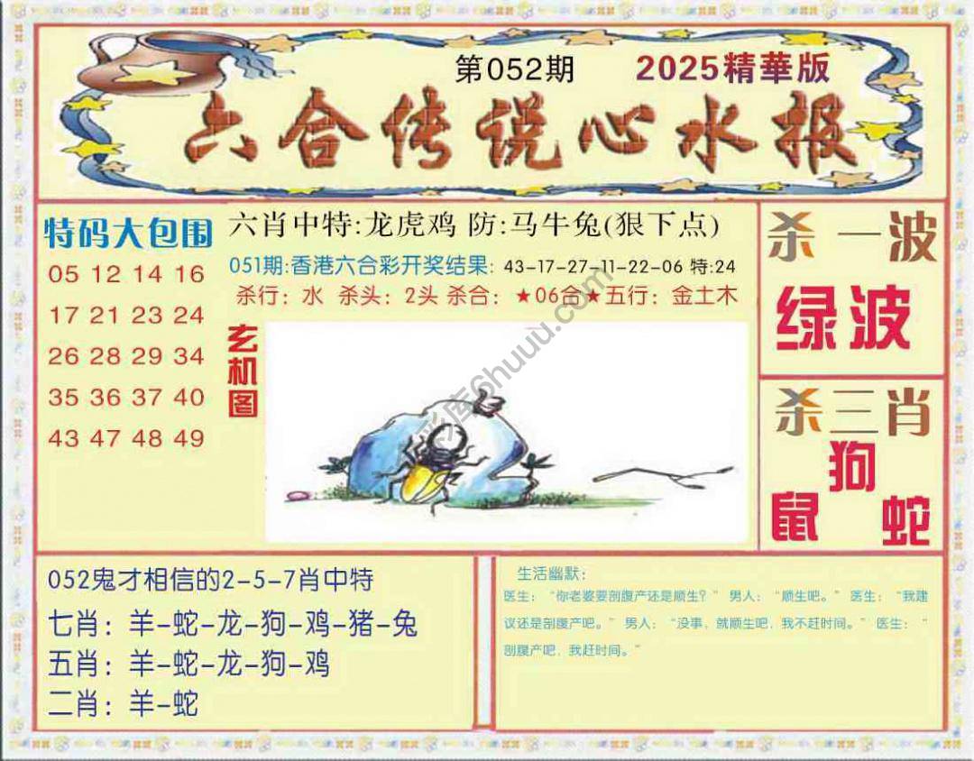 六合传说心水报