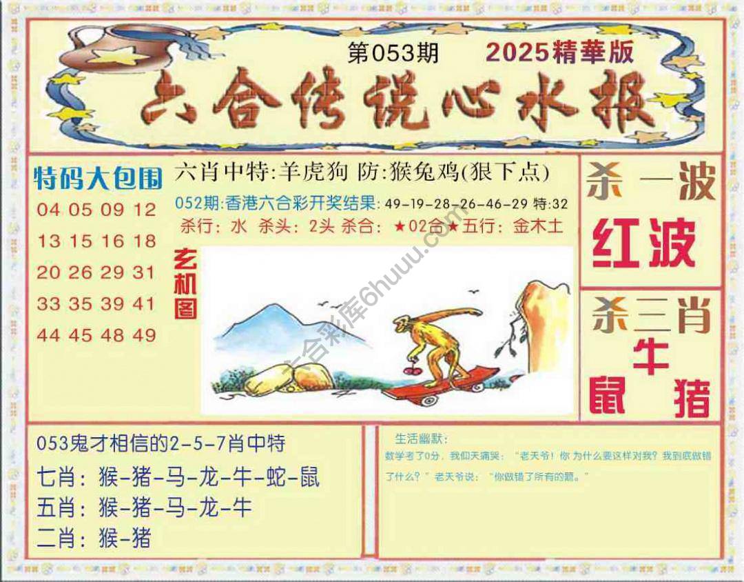 六合传说心水报