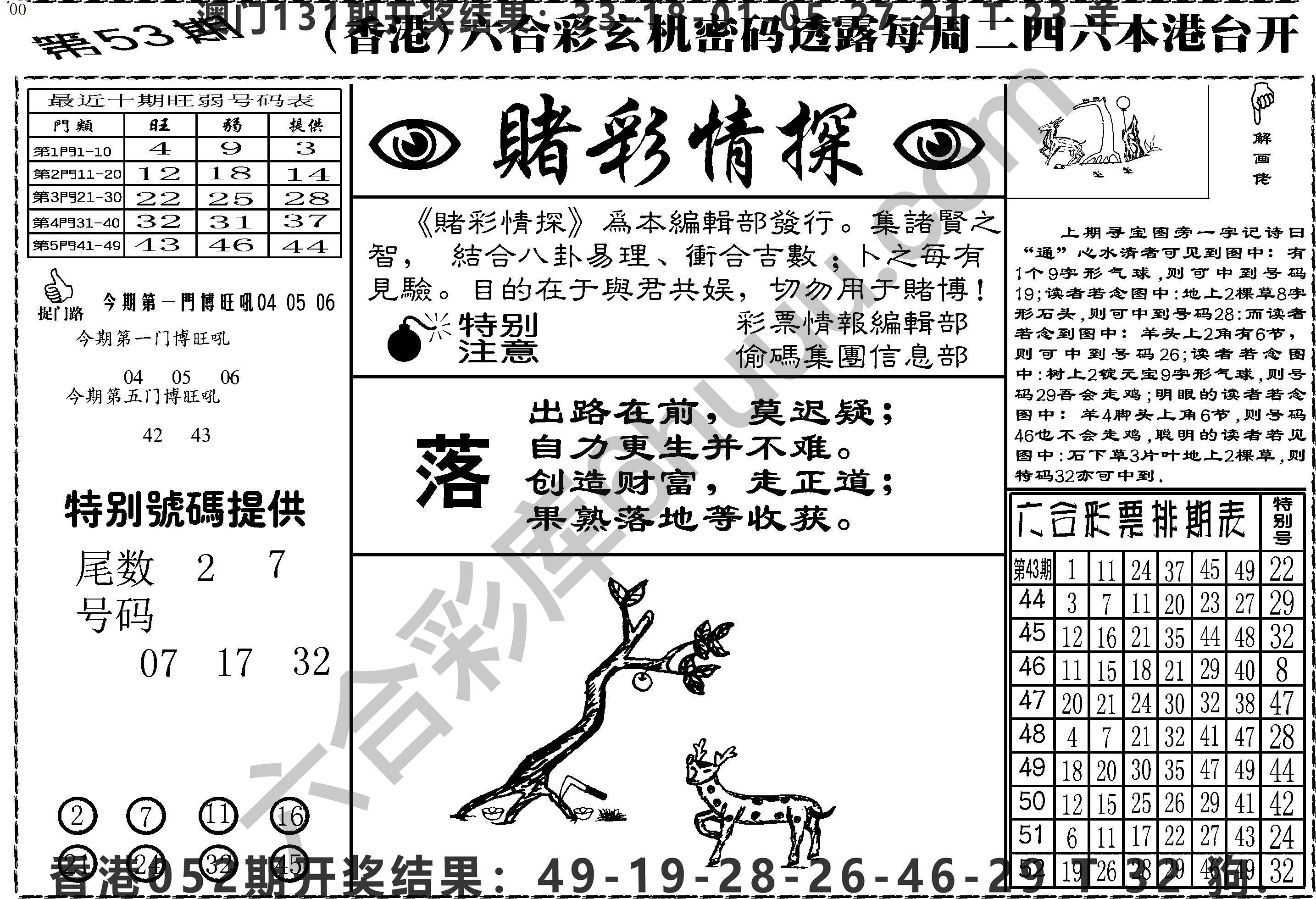 赌彩情探