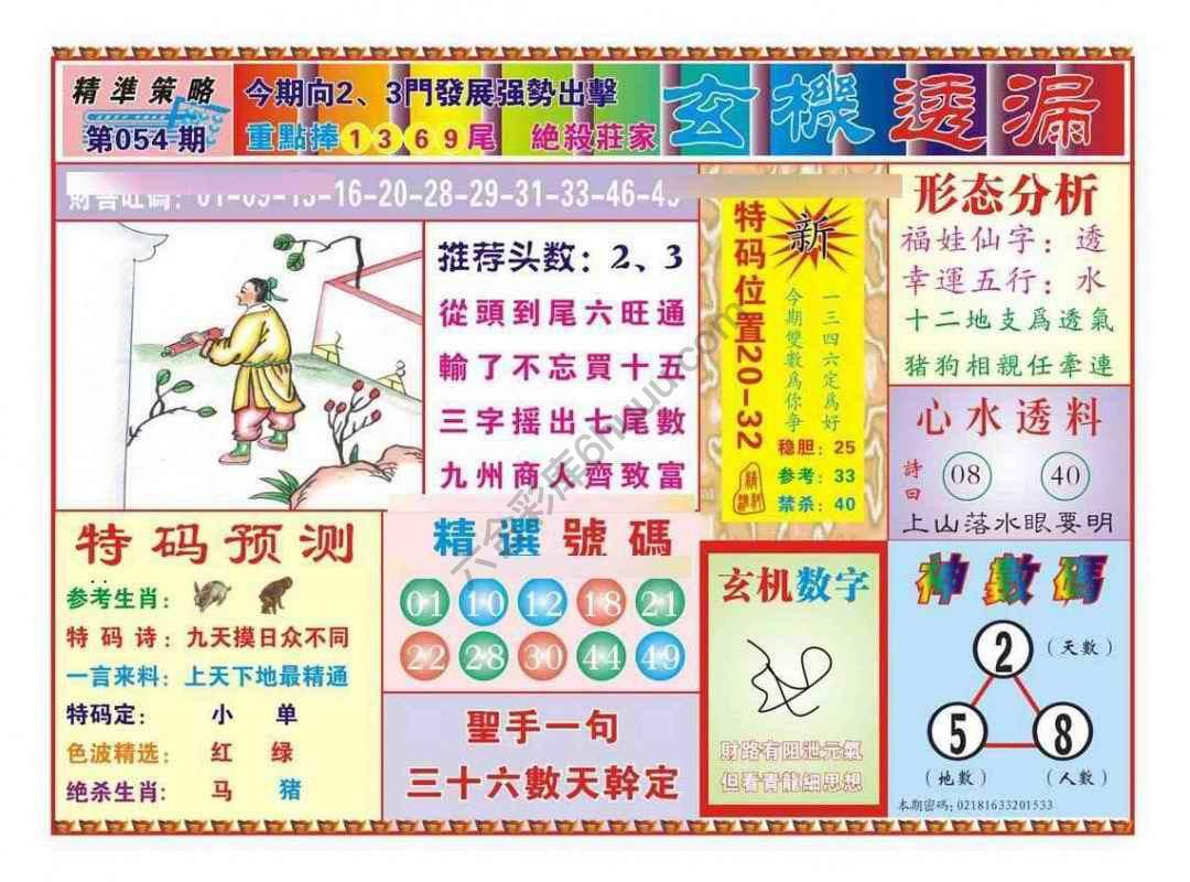 玄机透漏