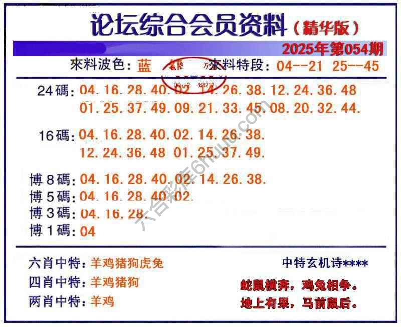 综合会员资料
