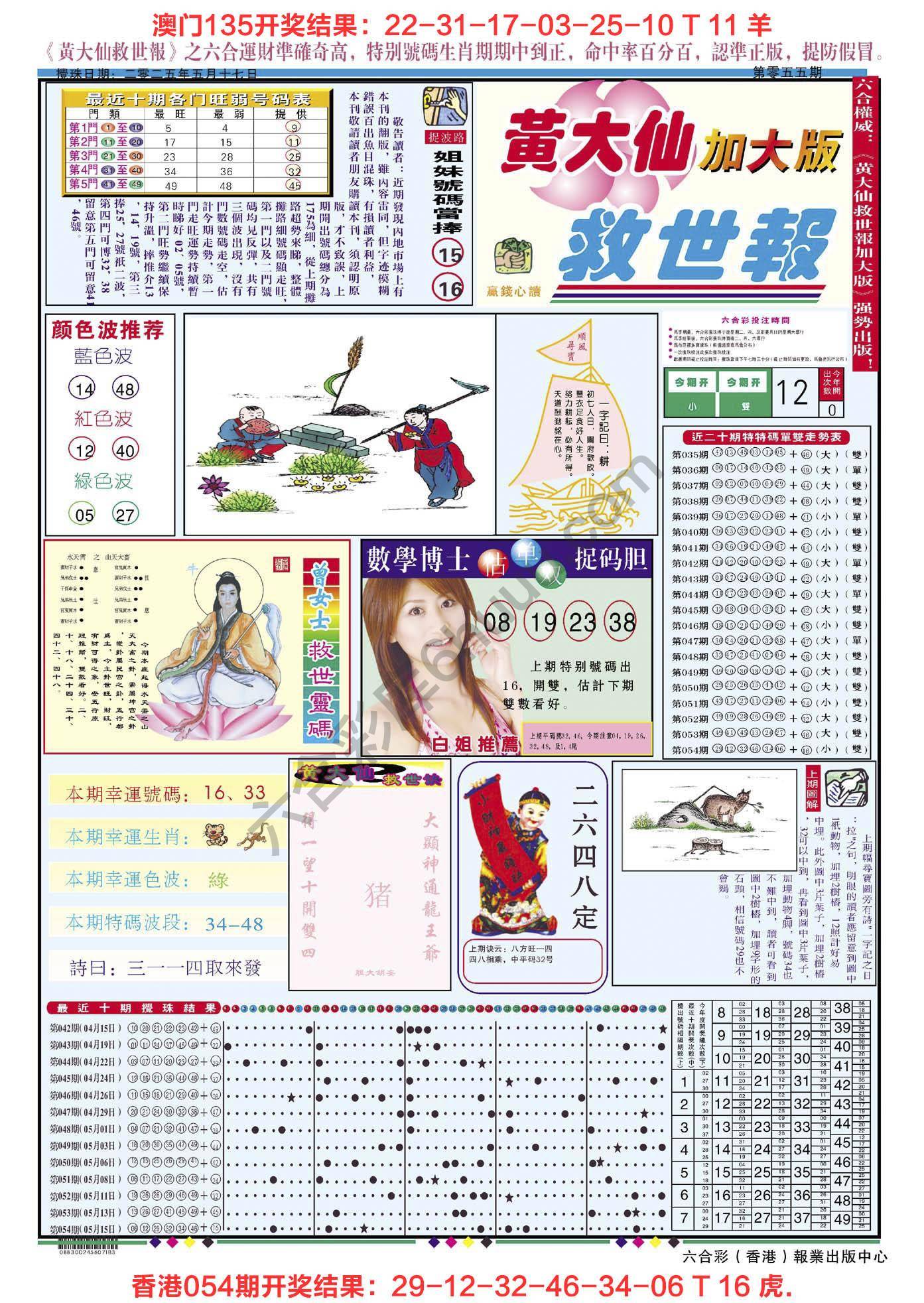 黄大仙救世报（加大版）