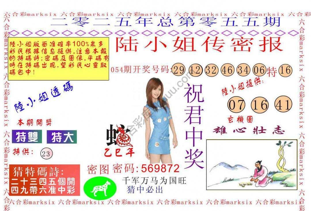 陆小姐传密