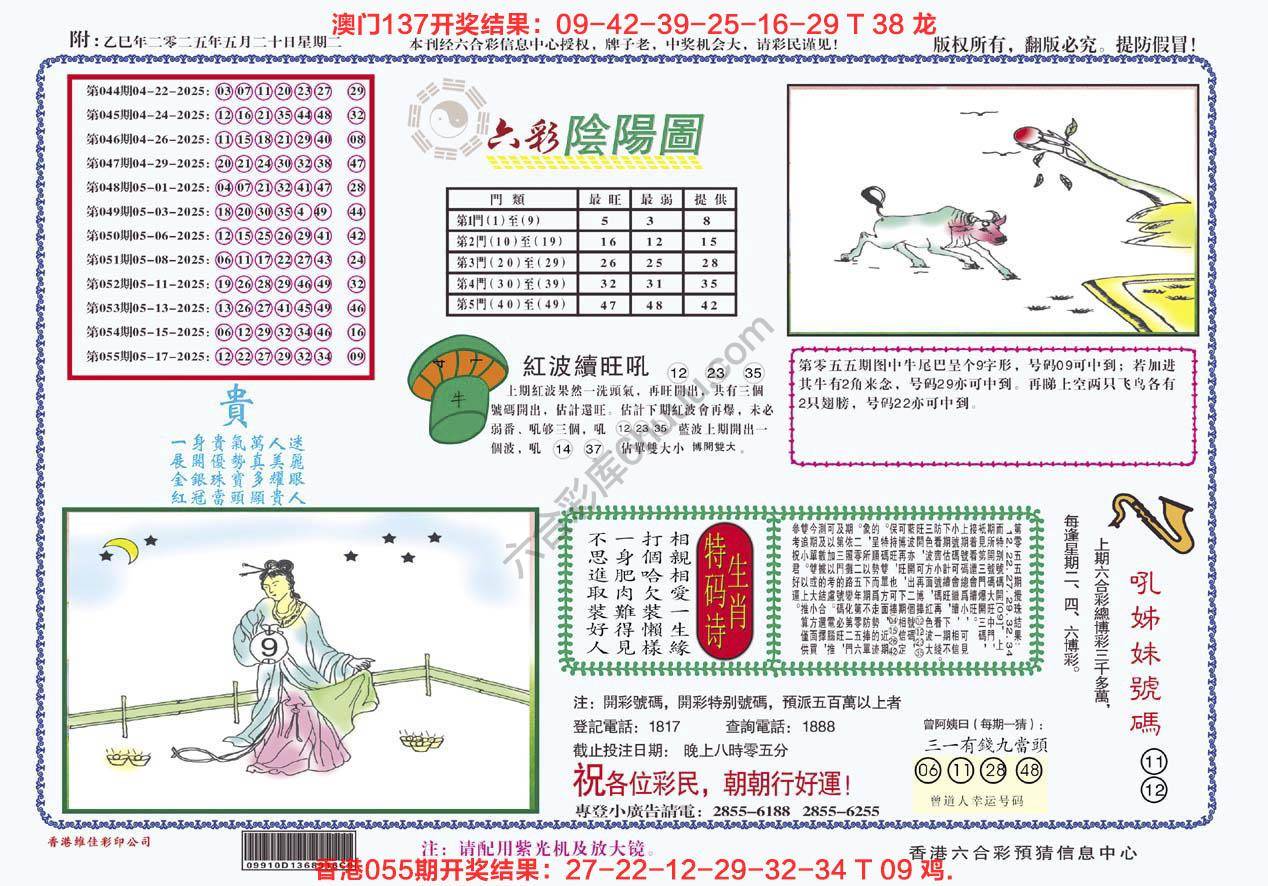 六彩阴阳图