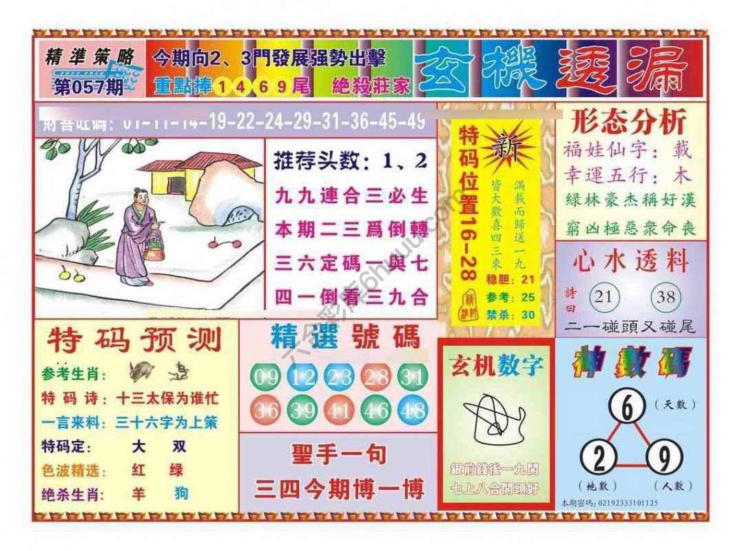 玄机透漏