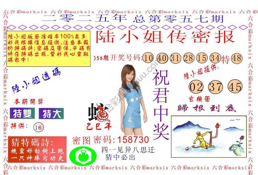陆小姐传密