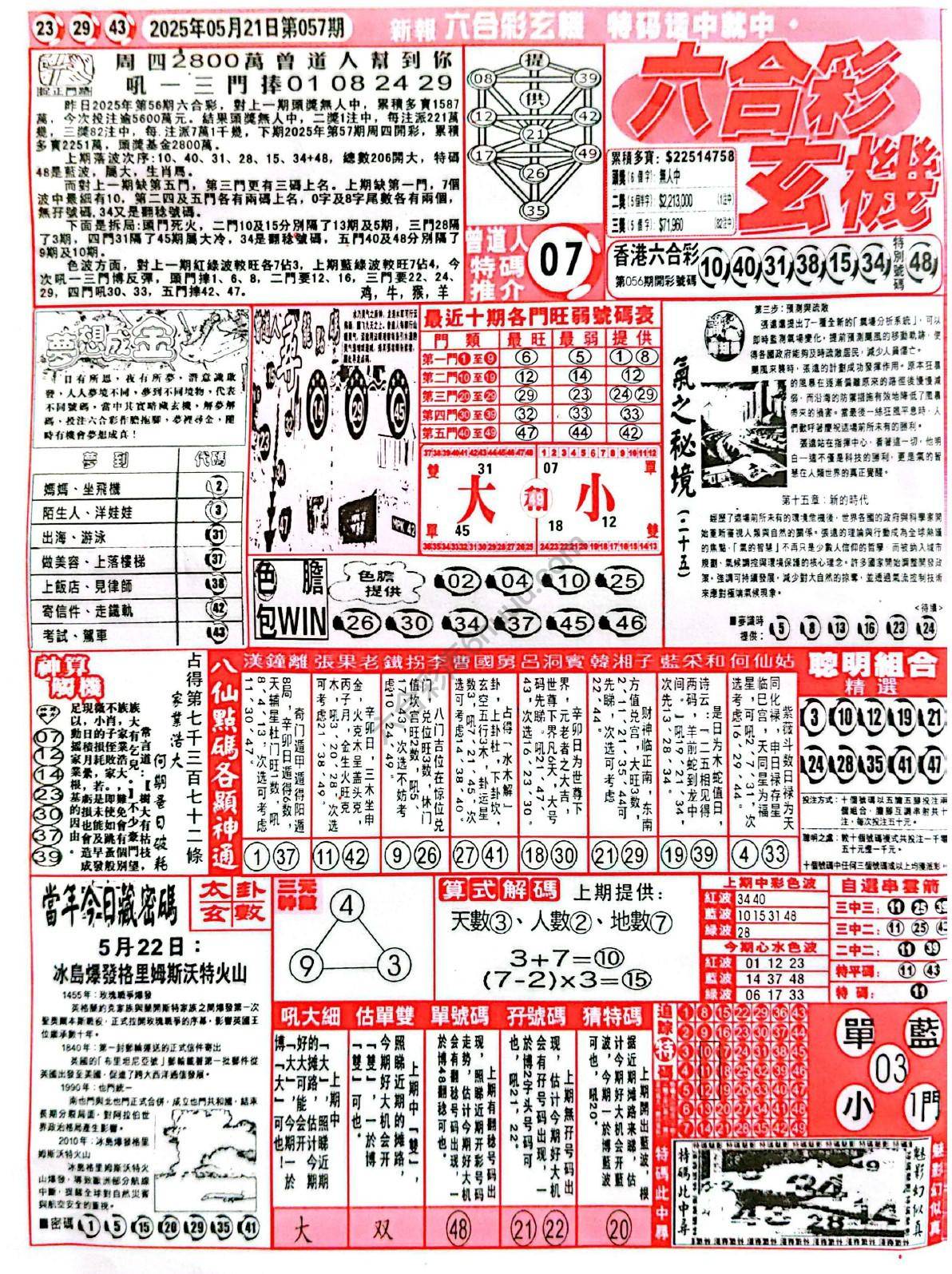 六合彩玄机