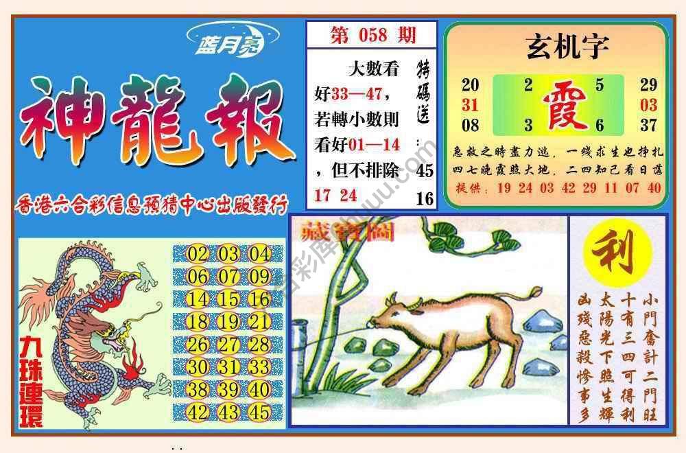 蓝月亮神龙报