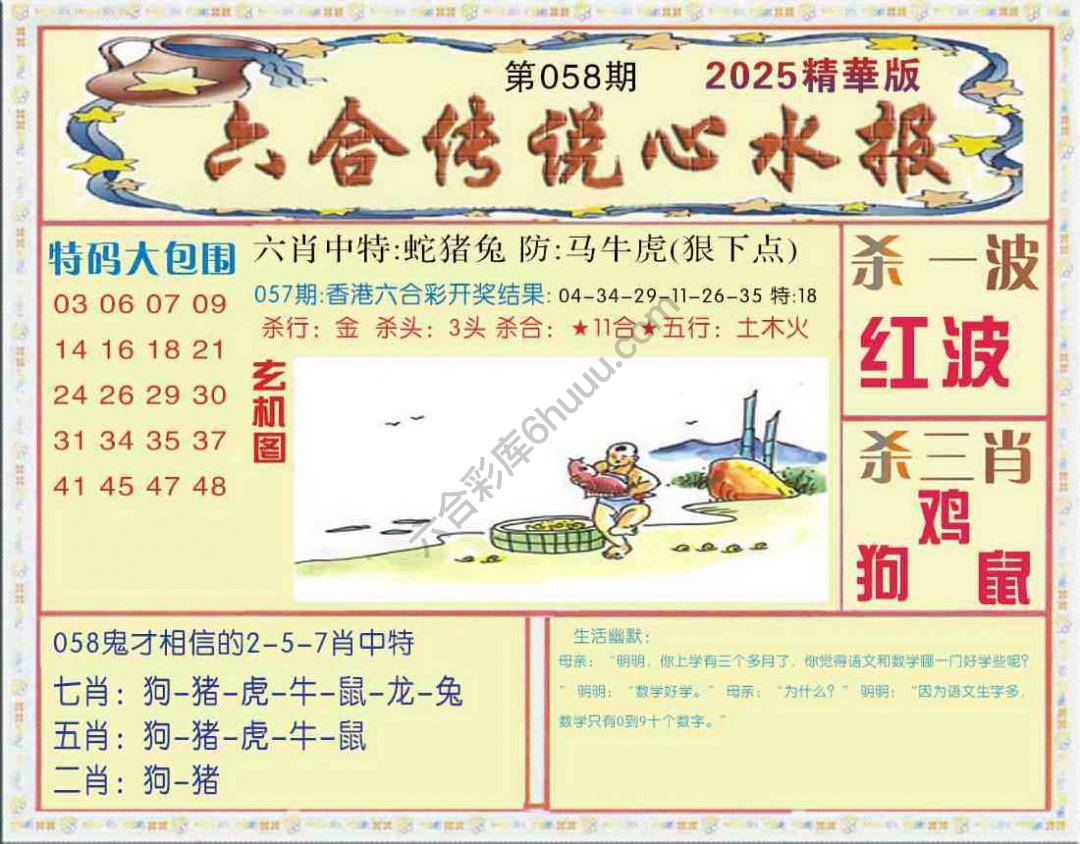 六合传说心水报