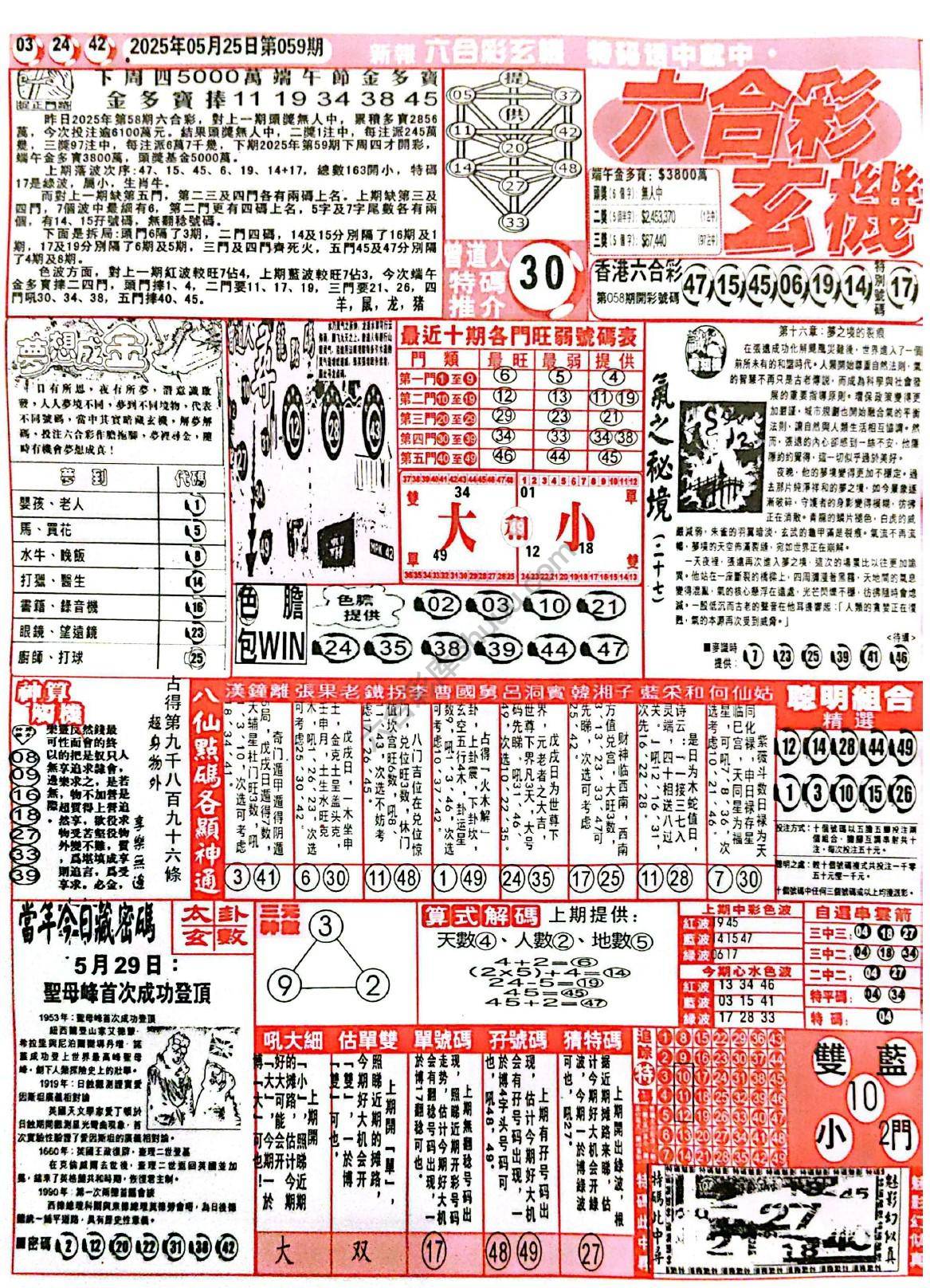 六合彩玄机