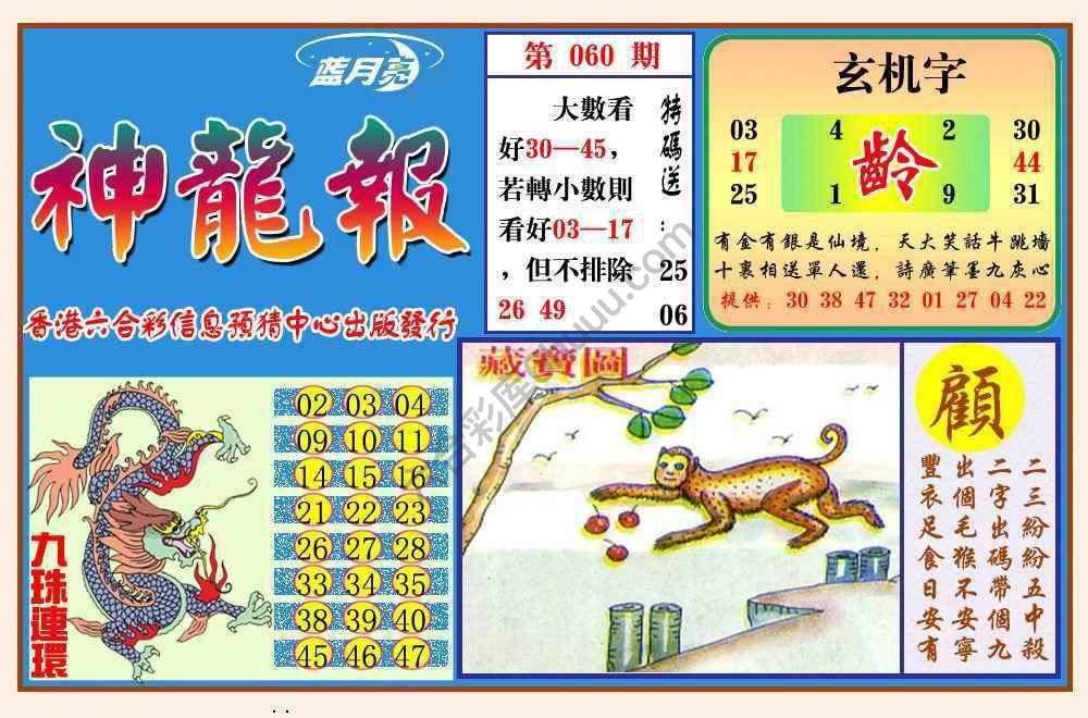 蓝月亮神龙报