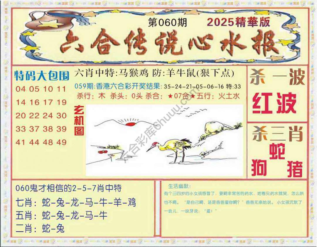 六合传说心水报