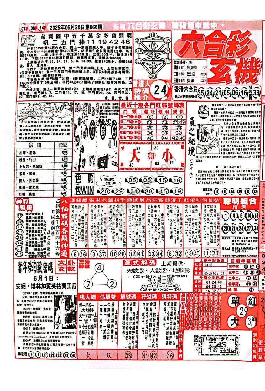 六合彩玄机