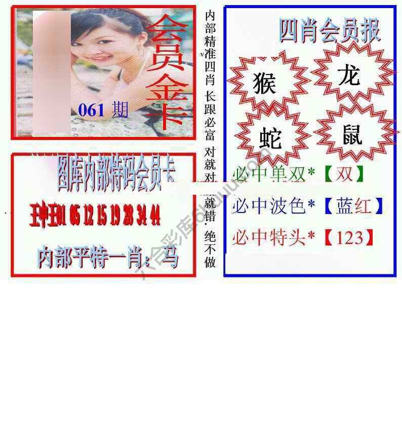 马经四肖会员报