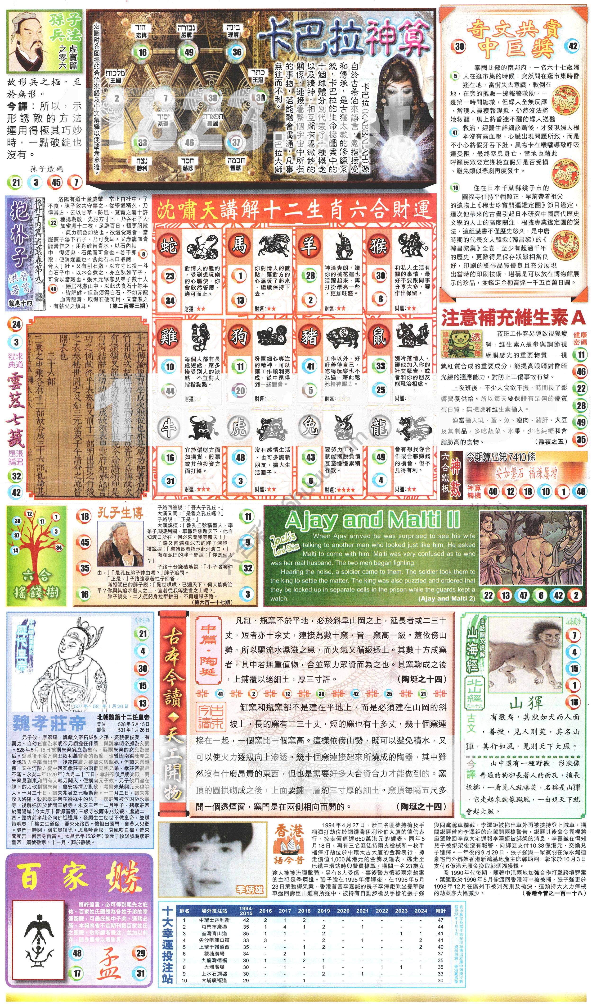 新报六合彩玄机