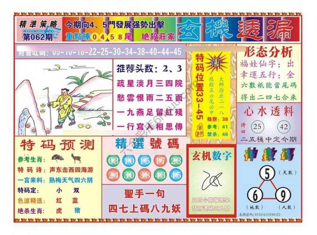 玄机透漏