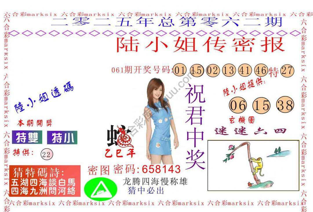 陆小姐传密