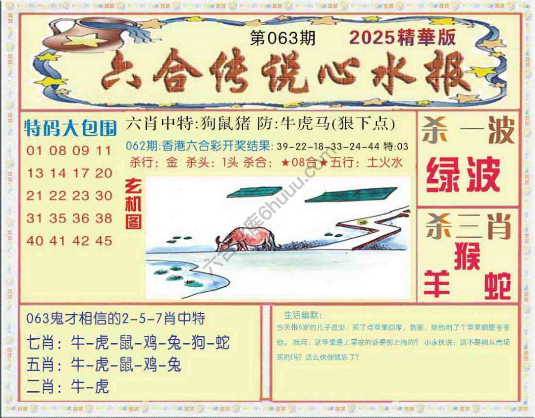 六合传说心水报