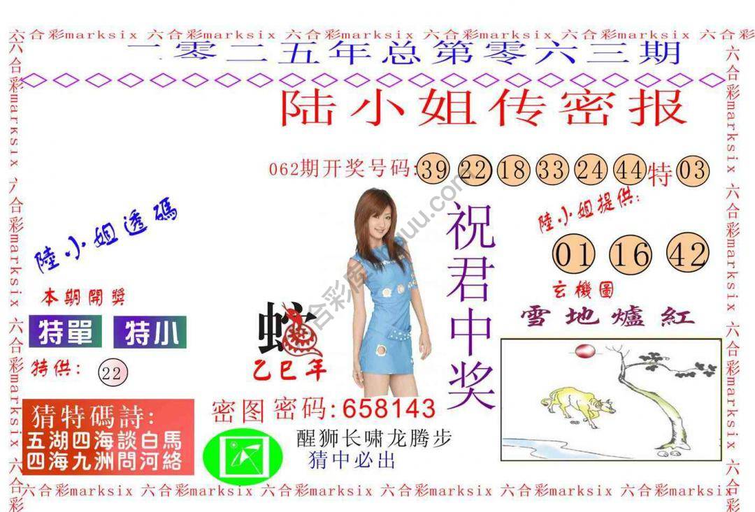 陆小姐传密